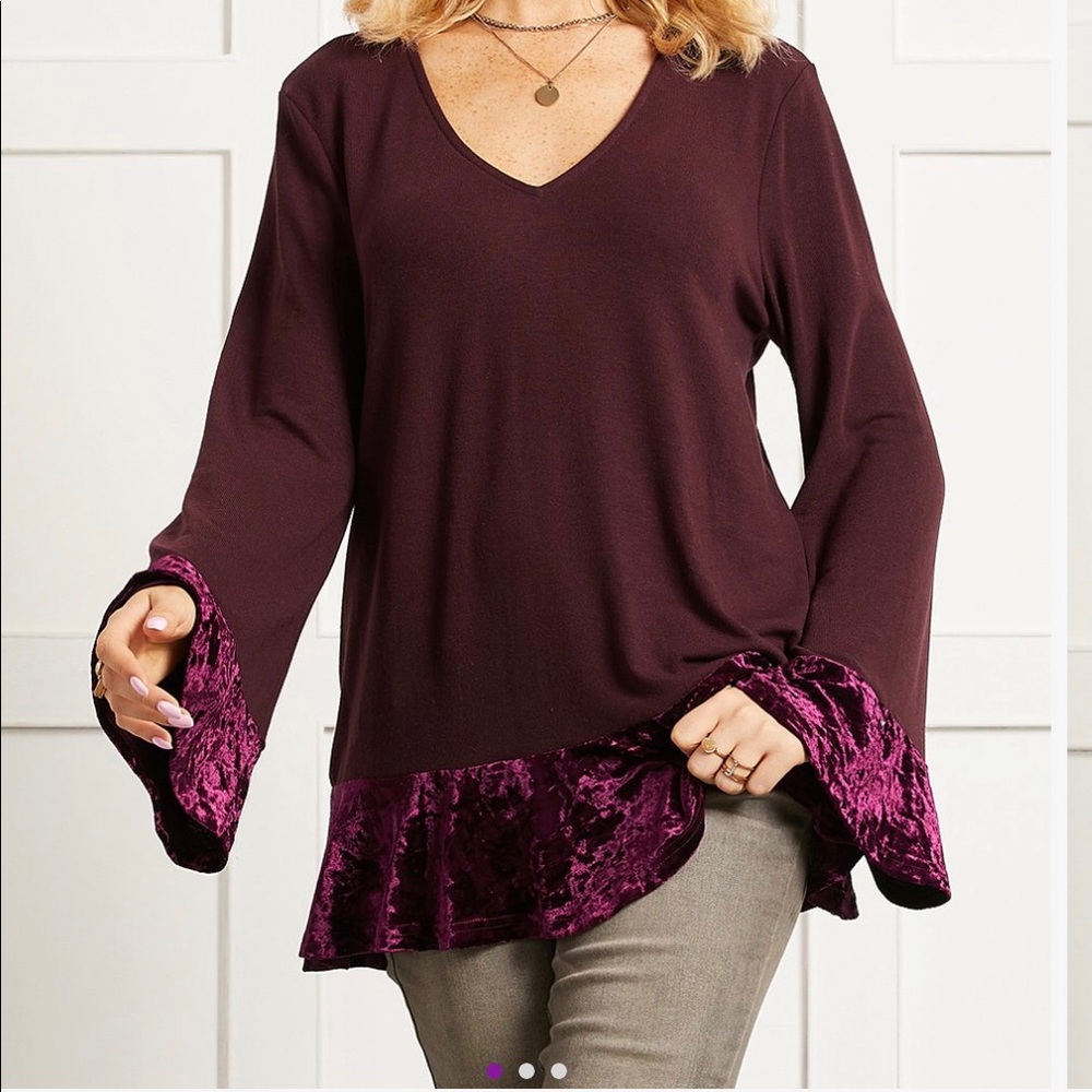NWT Burgundy Tunic